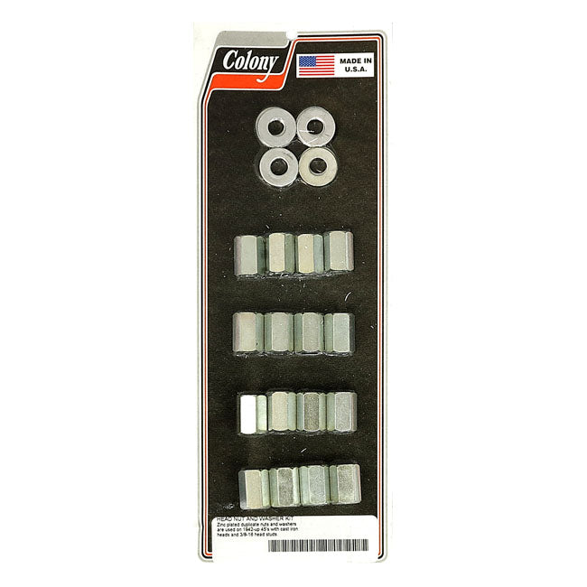 Colony 45 Inch Cyl Head Nut Kit for 42-50 45" Sv With Cast Iron Heads