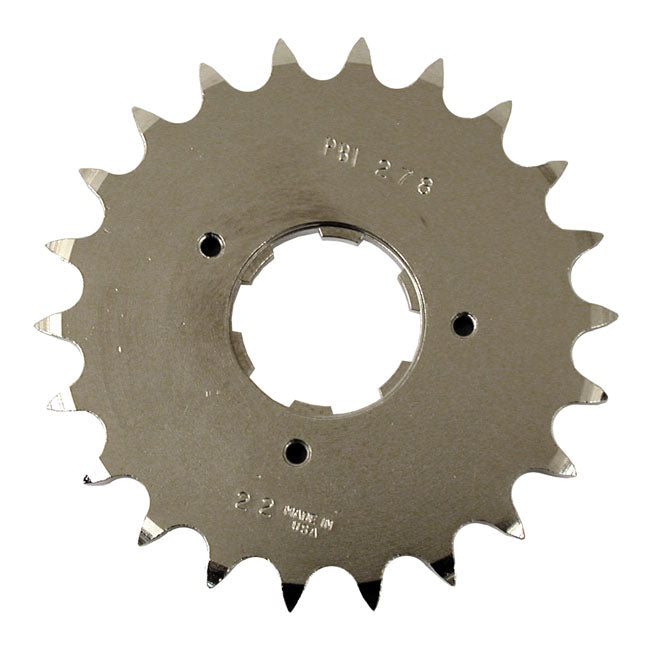PBI Cnc Transmission Sprocket. 22T for 79-85 4-Speed Big Twin