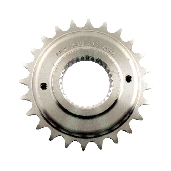 PBI Offset Transmission Sprocket 24T for 07-17 Softail; 06-17 Dyna; 2007 Touring . (With Rear Chain Conversion)