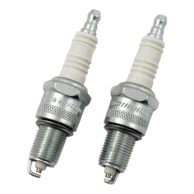 S&S, 14mm Spark Plug Set for All S&S Engines With 14mm Threaded Spark Plugs; 75-99 Big Twin(Excl. Twin Cam); 72-85 XL