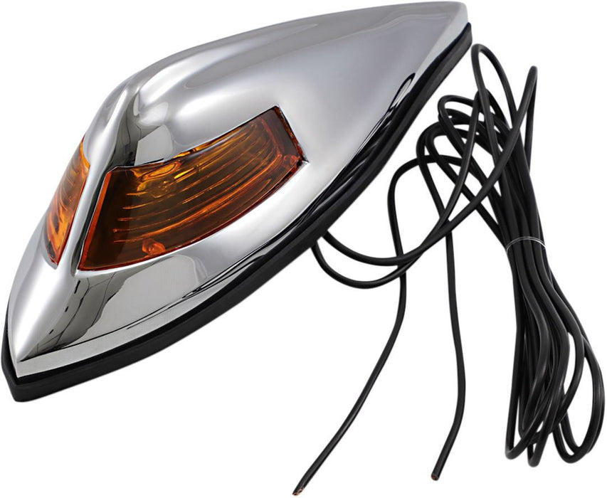 Drag Specialties Front Fender Light Nostalgia W/ Clear Lens - Part #DS280180 - Hogparts UK