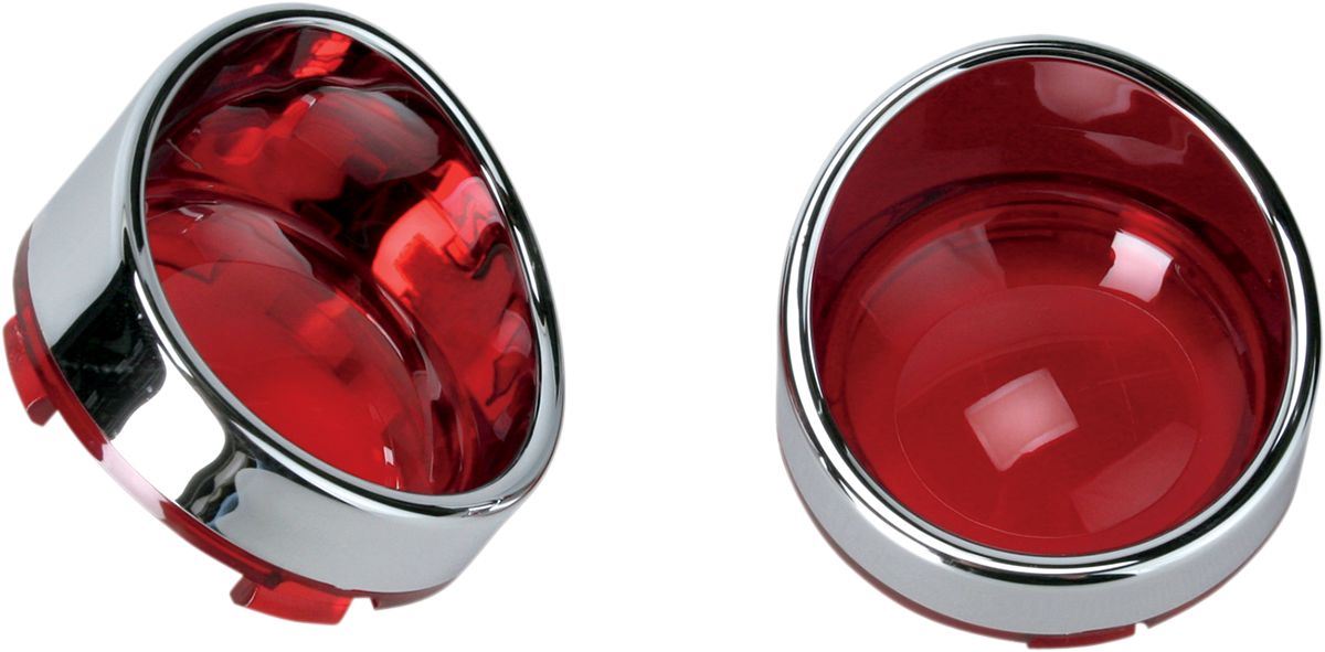 Drag Specialties Replacement Lens Oem Deuce-Style Red W/ Visor - Part #20200398 - Hogparts UK