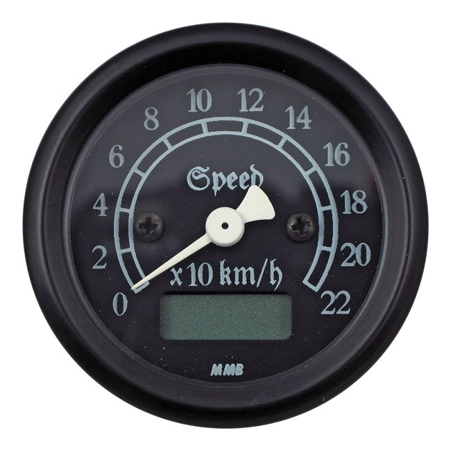 MMB 48mm Ultra Mini Electronic Speedo Classic Black