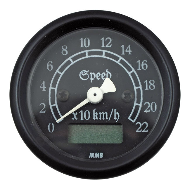 MMB 48mm Ultra Mini Electronic Speedo Classic Black
