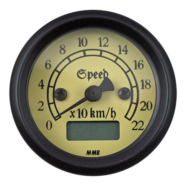 MMB 48mm Ultra Mini Electronic Speedo Classic Black