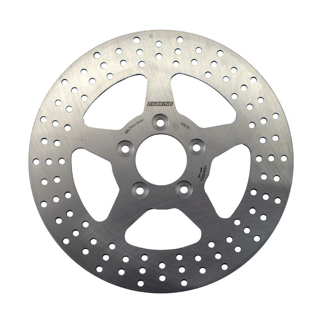 Braking Solid Brake Disc 11.5", Front Left & Right. TUV for 00-14 Softail (Excl. Springers); 00-05 Dyna; 00-07 Touring; 00-13 XL; 08-12 XR1200