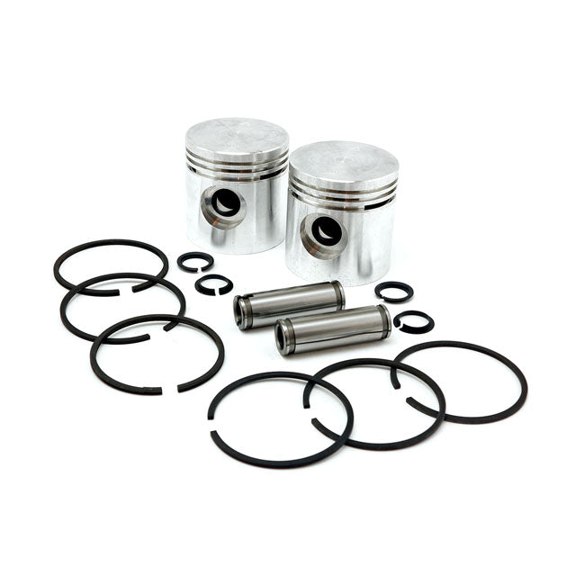 Replacement 45" Flathead Piston Kit. Std. for 29-73 45" (750Cc) Side Valves