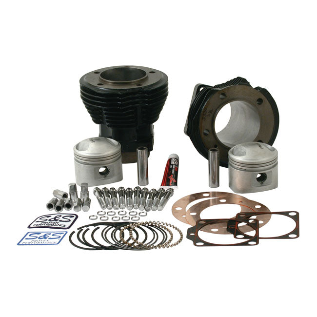 S&S, 3-1/2" Cylinder & Piston Kit for L78-84 80" (1340Cc) Shovel . With Stock 4-1/4" Stroke