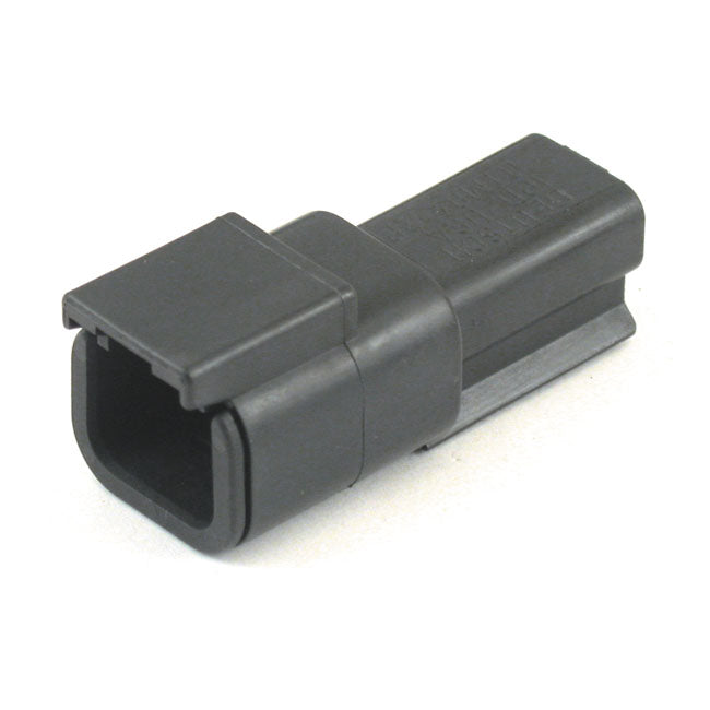 Namz, Deutsch Dtm Connector. Black, Receptable, 2-Pins