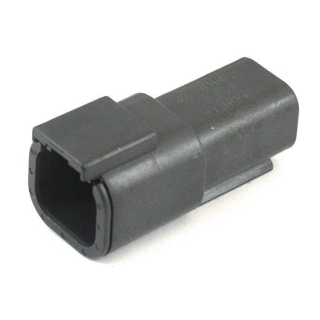 Namz, Deutsch Dtm Connector. Black, Receptable, 4-Pins