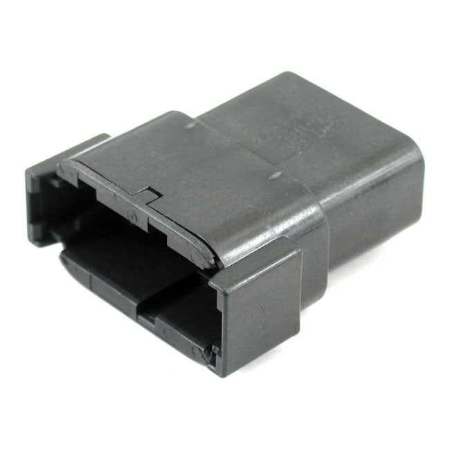 Namz, Deutsch Dtm Connector. Black, Receptable, 12-Pins