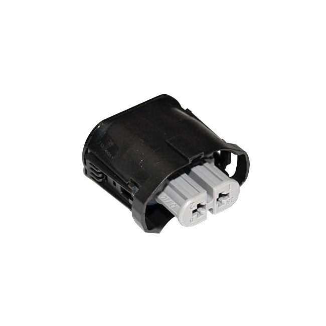 Namz, Headlamp Connector, High Beam. 2-Pin. Gray for 02-17 V-Rod