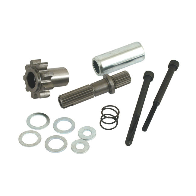 Spyke, Jackshaft Starter Assembly. For Belt Drives for 98-06 Big Twin With BDL Style Open Belt Drives With 1-Piece Jackshaft