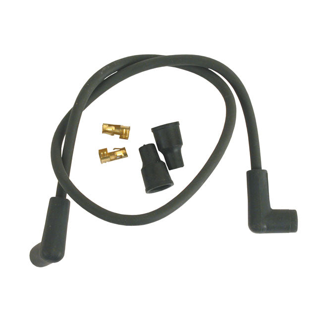 Spyke, 7mm Spark Plug Wire Set, Universal. Black for All H-D With Up to 1999 Style Coil And Electronic Ignition