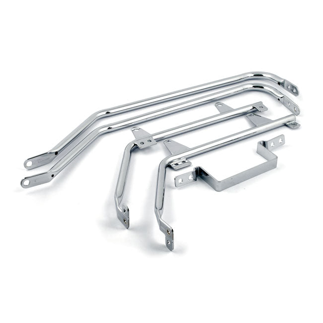 Cycle Visions Bagger Tail Bag Mount Kit Chrome for 84-07 FLSTC/N; 86-06 FLSTF