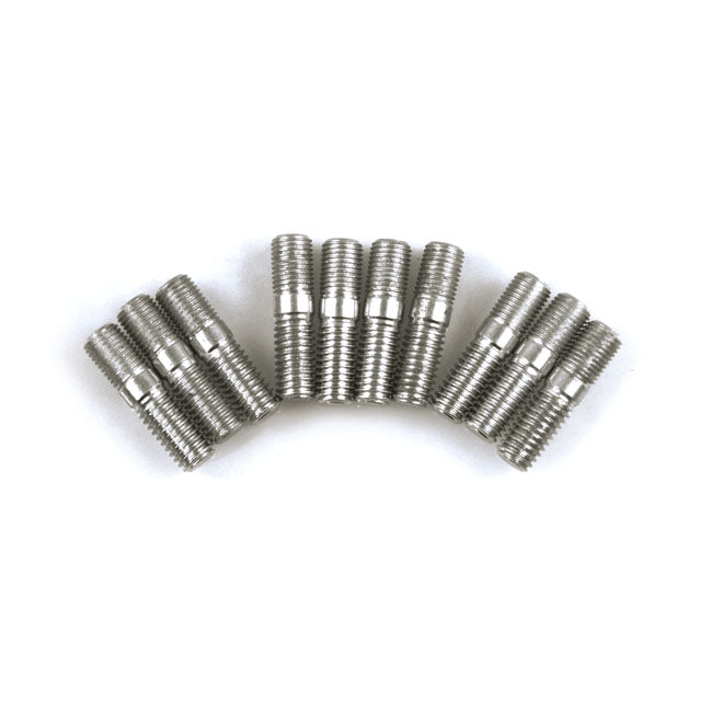 Gw, Pan & Shovel Motor Mount Studs. Zinc for 48-65 Panhead; 66-84 Shovelhead