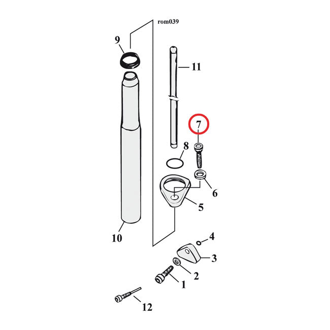 5/16-18 X 1 1/4 Inch Allen Bolt Stainl for 91-03 XL (Pushrod. Retainer Bolt)
