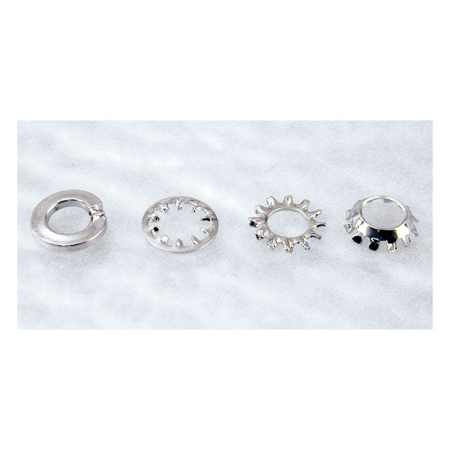 Chrome Lock washer, 5/16 Inch