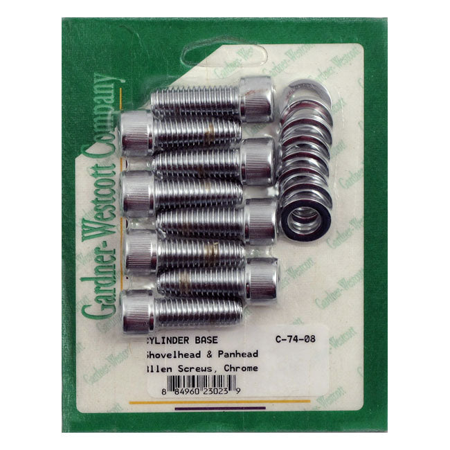 Gw Cyl. Base Allen Screws for 48-83 Shovel, Panhead