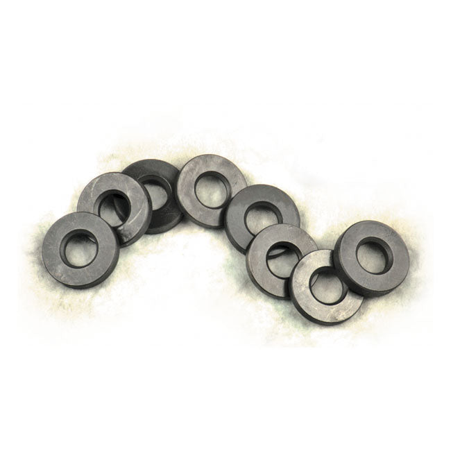 S&S Breather Valve Spacers. Set (8) for L77-99 Big Twin(Ex TC); 36-99 Style S&S Cams