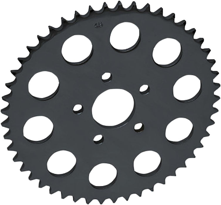 Drag Specialties Sprocket Rear Wheel 51T Flat Gloss Black - Part #12101835 - Hogparts UK
