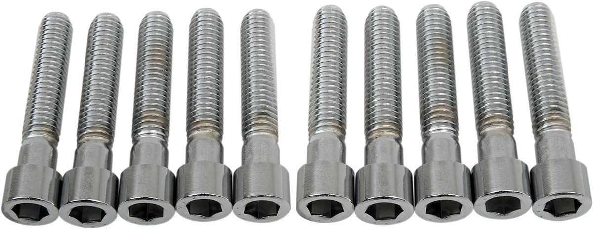 Drag Specialties Socket-Head Bolt 3/8-16X2 Smooth Chrome - Part #DS190557S - Hogparts UK