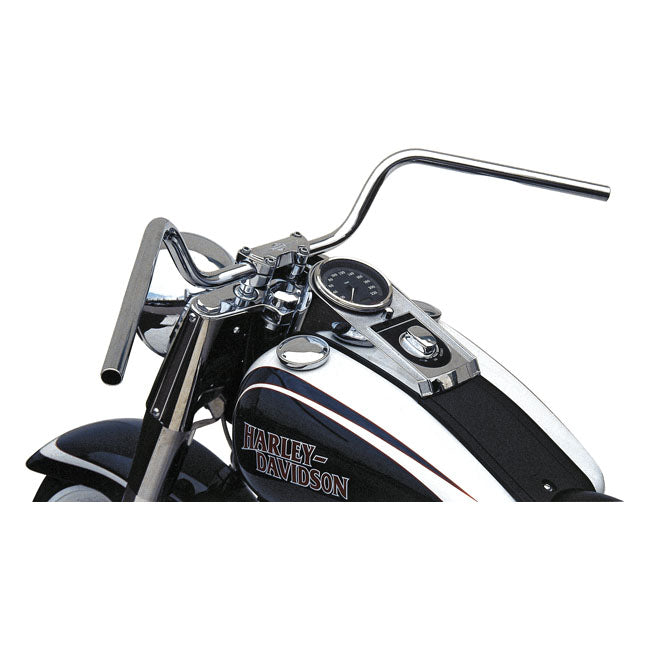 Trw 1" Mystic High Handlebar Chrome 5.5" Rise Abe for 82-20 H-D (Excl. 08-20 E-Throttle; 88-11 Springers)