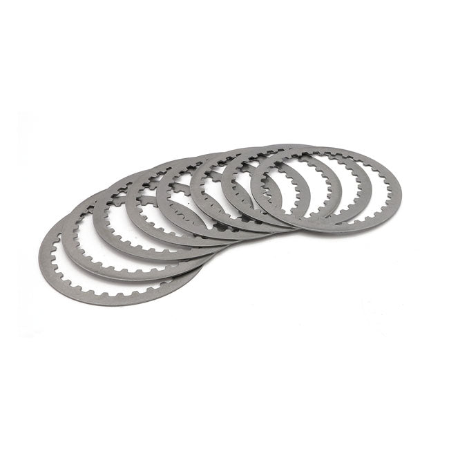 Trw Steel Drive Clutch Plate Set for 98-17 Big Twin (Excl. 15-17 With A&S Clutch; 2017 M8) (8 Plates)
