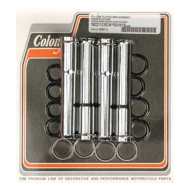 Colony, 99-Up Lower Pushrod Cover Set for 99-17Twin Cam; 17-20 M8