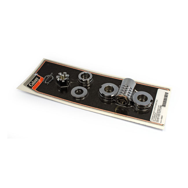 Colony Axle Spacer Kit Rear, Grooved for 00-06 Softail