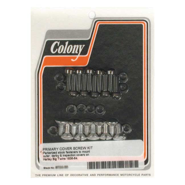 Colony Primary Mount Kit Slotted Style, Parkerized for 36-64 Big Twin
