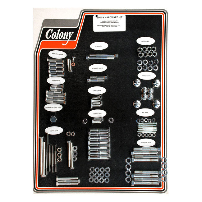 Colony Motor Screw Set for 67-70 XLH; 1970 XLCH