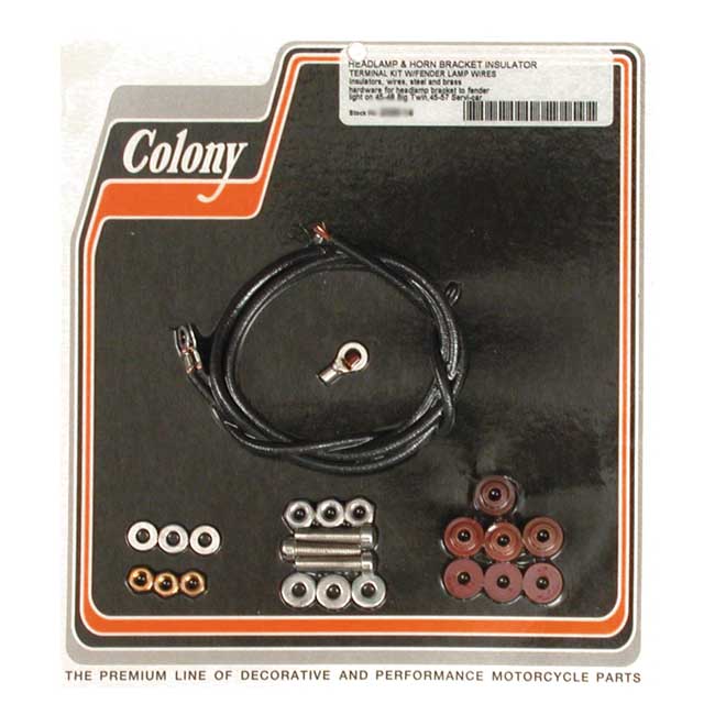 Colony Headlamp/Horn/Fender Kit for 45-48 Big Twin; 45-57 45" Servi-Car