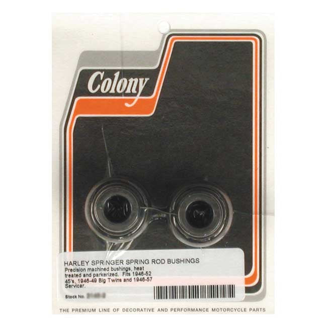 Colony Springer Spring Rod Bushings for 46-48 Big Twin; 46-52 45' Sv; 46-47 45" Servi-Car