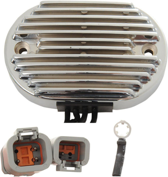 Drag Specialties Solid-State Regulator Chrome - Part #21120804 - Hogparts UK