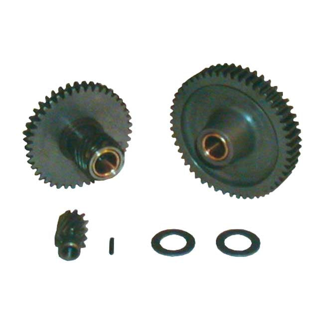 S&S, Circuit Breaker Timing Gear Kit. Clockwise for 36-69 Ohv Big Twin (Excl. Flatheads)