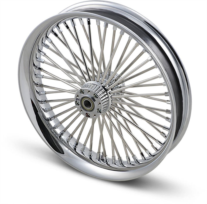 Drag Specialties Front Wheel 50 Spoke Radial 21"X3.5" Chrome Sd - Part #02030556 - Hogparts UK