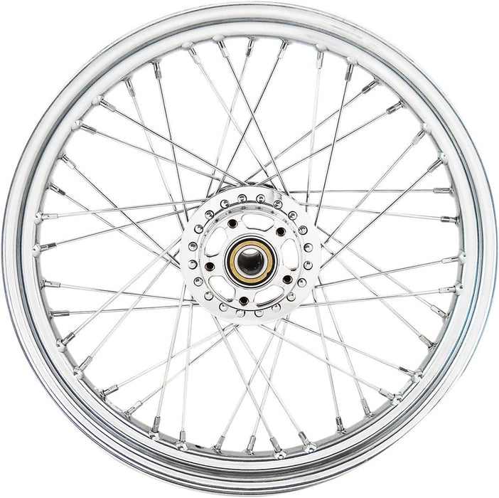Drag Specialties Wheel 40 Spoke 19" X 2.5" Front Chrome - Part #02030629 - Hogparts UK