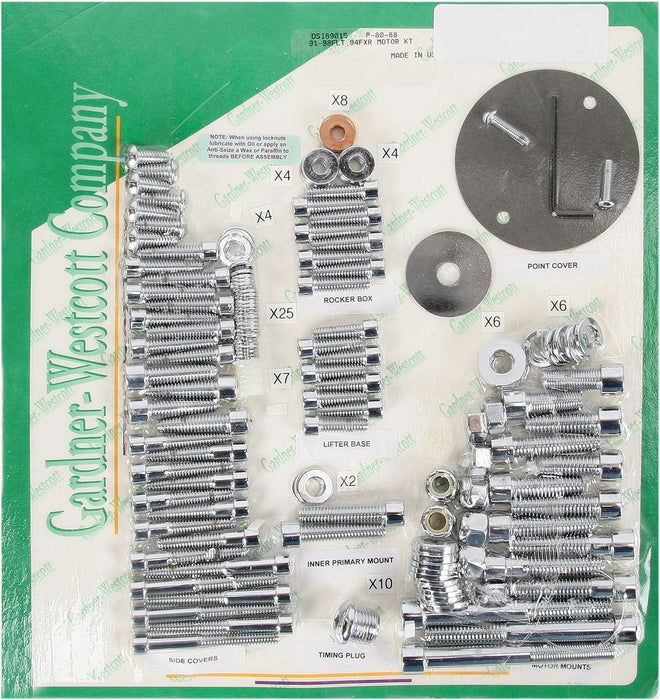 Gardner-Westcott Bolt Kit #P-80-88