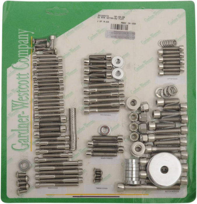 Gardner-Westcott Bolt Kit #SP-88-98