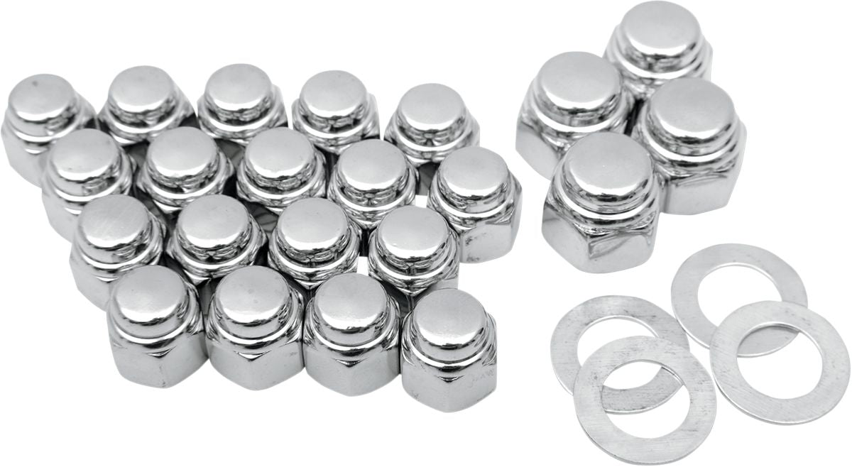 Colony Chrome Cap Nut Kit #8449-22