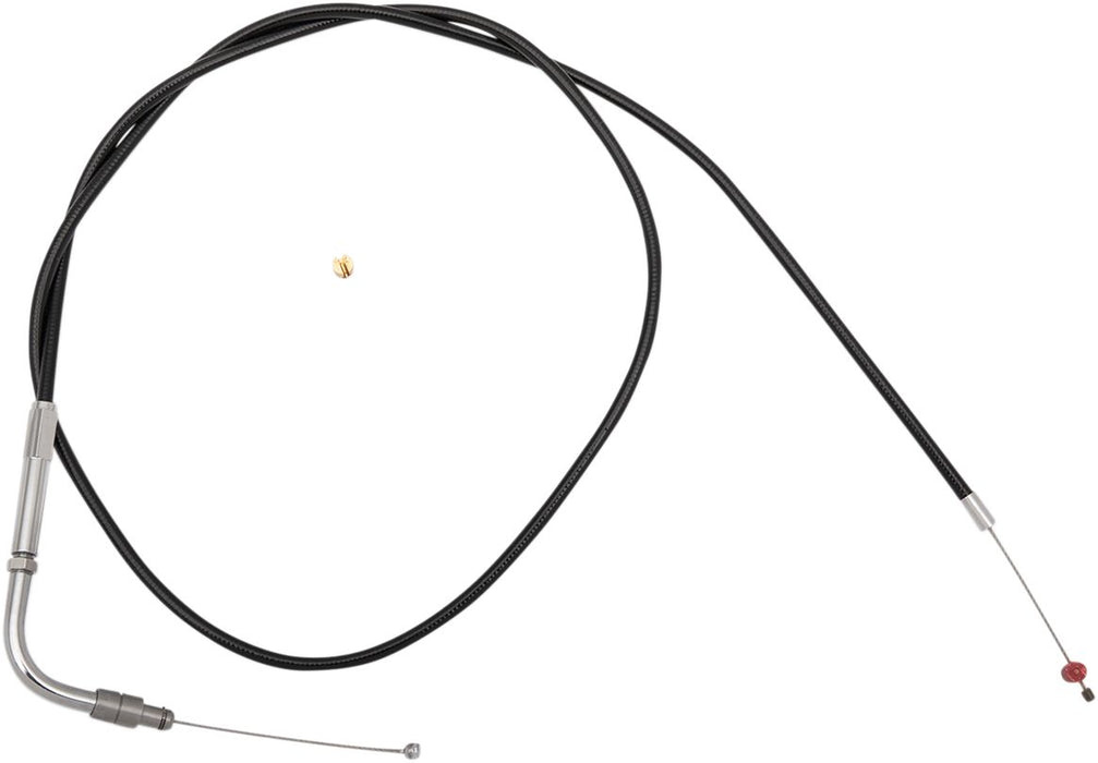 Barnett Black Vinyl Throttle/Idle Cable #308-96+6-DS