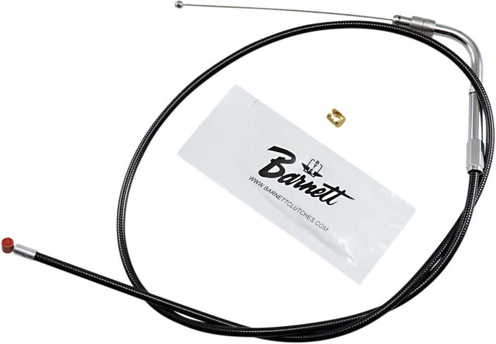 Barnett Black Vinyl Throttle/Idle Cable #101-30-30015
