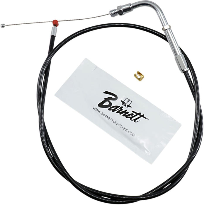 Barnett Black Vinyl Throttle/Idle Cable #101-30-30002