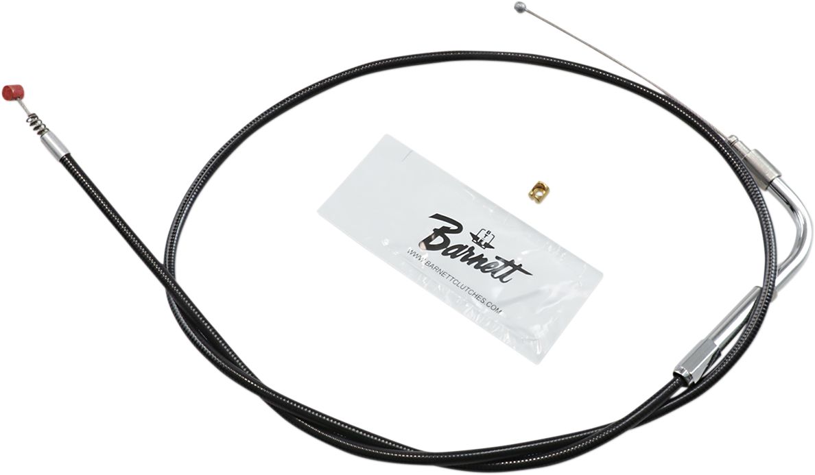 Barnett Black Vinyl Throttle/Idle Cable #101-30-40015