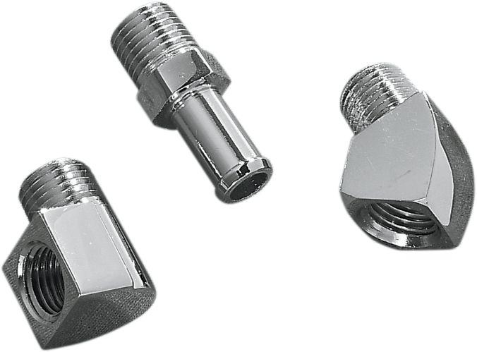 Gardner-Westcott Chrome Motor Case Breather Fitting #7-90TD-6X4