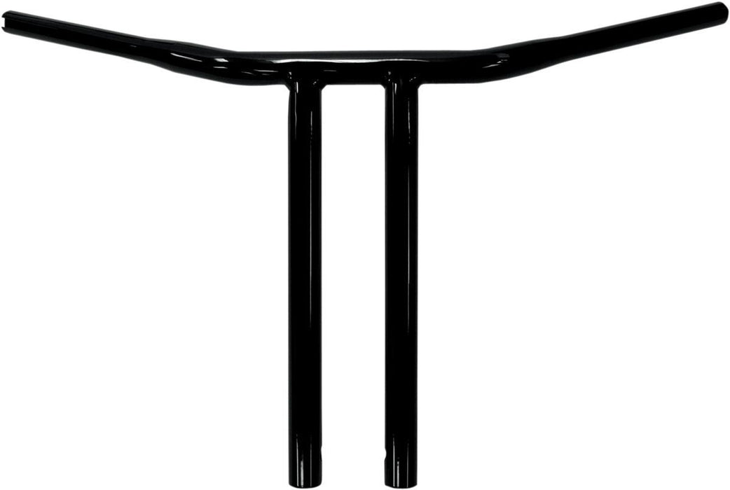 Drag Specialties Gloss Black 1 1/4" Buffalo 14" T-Bar - Part #06012751 - Hogparts UK