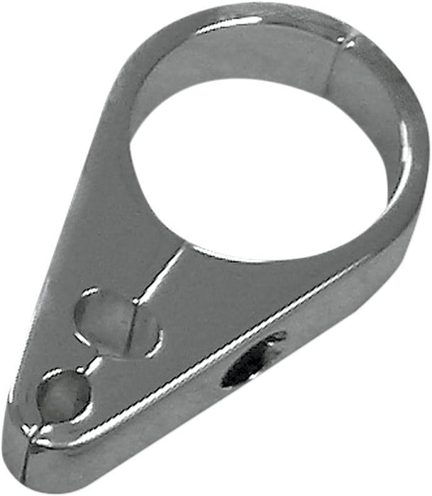 Drag Specialties Dual Cable Clamp Throttle/Idle/Brake 1" Chrome - Part #06580040 - Hogparts UK