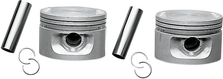 Drag Specialties Replacement Piston Xl-1200Cc 3.498" Oversize +0.005" 9:1 - Part #DS750767 - Hogparts UK