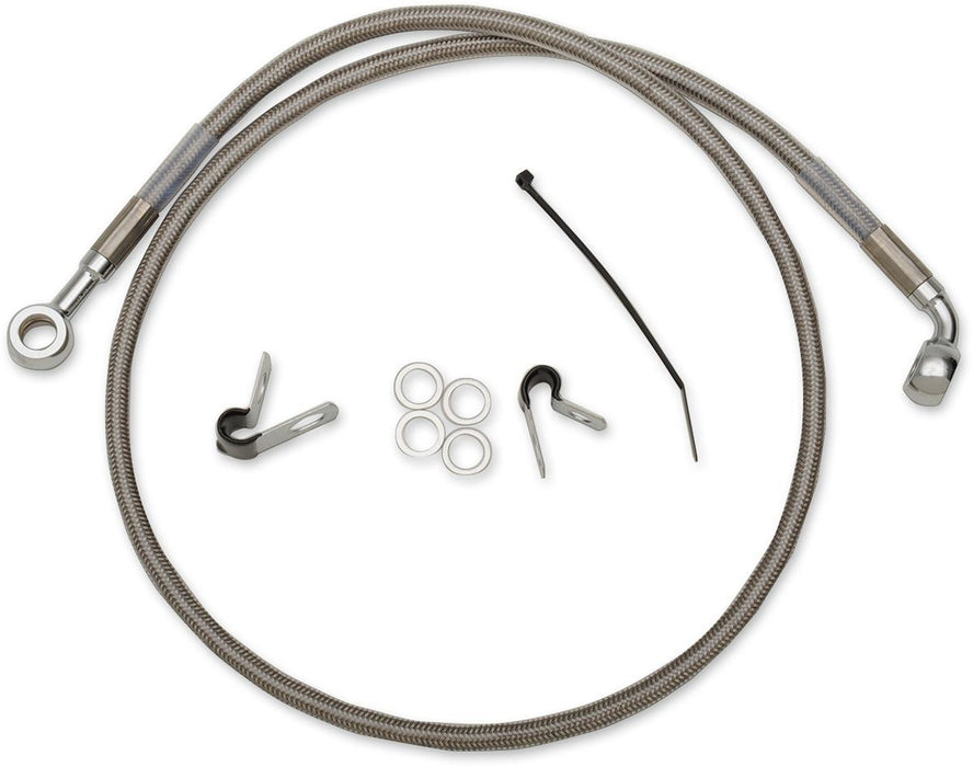 Drag Specialties Front Brake Line Stainless Steel - Part #17410875 - Hogparts UK